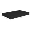Floating Wall Shelves 2 pcs Black 15.7"x9.1"x1.5" MDF