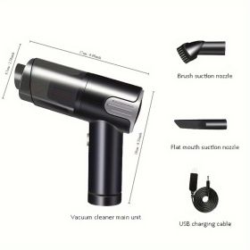 Wireless-silver Car Vacuum Cleaner Wireless Usb Charging Car Vacuum Cleaner Home Handheld Mini Desktop Vacuum Cleaner Portable