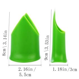 1pc/Pack, Green Peppers, Tomatoes, Fruit And Vegetable Corer (Color: Yellow)