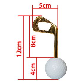 Creative Golf Ball Bottle Opener Corkscrew Wine Beer Jar Opener Kitchen Gadgets for Family Kitchen Tool Supplies (Ships From: China)