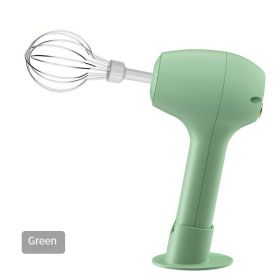 Wireless Portable Electric Food Mixer 3 Speeds Automatic Whisk Dough Egg Beater Baking Cake Cream Whipper Kitchen Tool (Color: Blue)