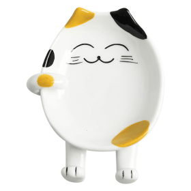 1pc Cat Spoon Rest; Ceramic Cute Spoon Holder Rest For Stove Top; Cat Kitchen Accessories; Stove Holder Utensil Spoon Rest For Kitchen Counter (Style: Set B)
