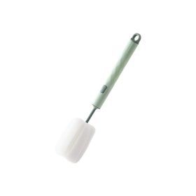 Removable Sponge Brushes Baby Bottle Cup Glass Wineglass Useful Things For Home Kitchen Supplies Cleaning Tools And Accessories (Color: Replace Sponge Green)