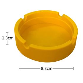 Silicone Ashtray For Smoking Cigarette Cigar Weed Accessories Portable Anti-scalding Home Conference Bar Table Desk Decoration (Color: Red)