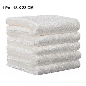 Anti-grease Wiping Rags Kitchen Soft Super Absorbent Bamboo Microfiber Cleaning Cloth Home Washing Dish Kitchen Cleaning Towel (Color: 27 x 30CM)