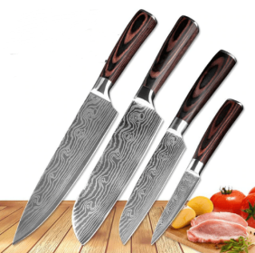 Carpenter's Special Set 6-piece Set 8-piece Set Knife Chef Knife Kitchen Knife Cooking (Style: White)