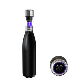 Aquaala UV Water Bottle With Temp Cap (Color: RAIN # 9)