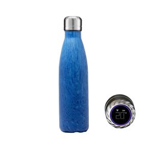 Aquaala UV Water Bottle With Temp Cap (Color: GREEN VALLEY # 7)
