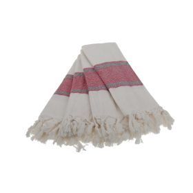 Smyrna Turkish Hand / Kitchen Towel 4 pack 23x17in (Color: Yellow)