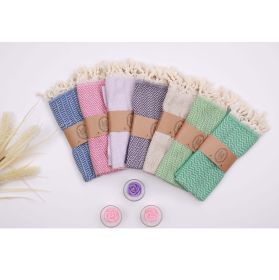 Zigzag Turkish Cotton Kitchen / Hand Towel 2 pack 40x18 in (Color: Better Homes & Gardens)