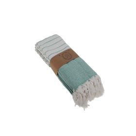 Darya Turkish Kitchen / Hand Towel (Color: Turquoise)